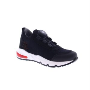 Red Rag kinderschoenen 13671 zwart draaiknop