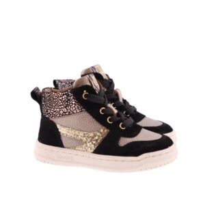 Develab kinderschoenen 41922 Zwarte hoge sneaker