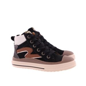 Develab kinderschoenen 45389 Veterschoen zwart
