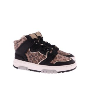 GiGa kinderschoenen G4455 Zwart print sneakers