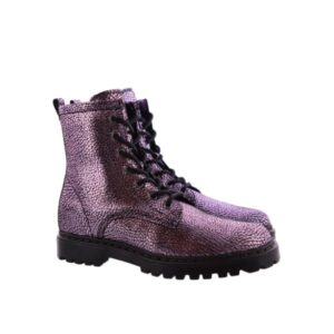 GiGa kinderschoenen G4465 Zilver Veterboots