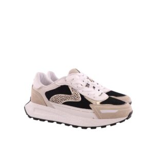 Maruti kinderschoenen June Beige Zwarte Sneakers