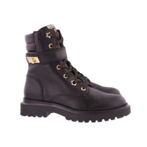 Red Rag kinderschoenen 11278 Zwarte hoge veterschoen