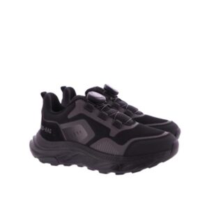 Red Rag kinderschoenen 15837 Zwart Sneaker draaiknop