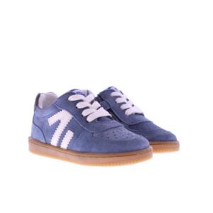 Develab kinderschoenen 44427 lage blauw jongensschoen