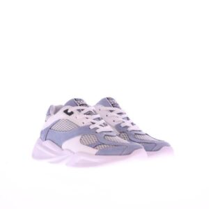 GiGa kinderschoenen G4537 lage blauwe sneakers
