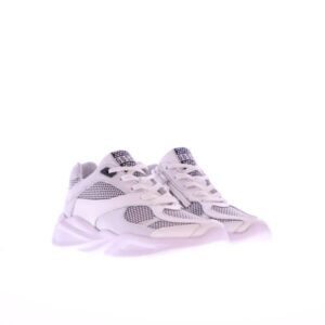 GiGa kinderschoenen G4537 lage zilveren sneakers