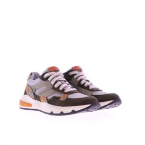 Track style kinderschoenen lage sneakers groen 326356-168
