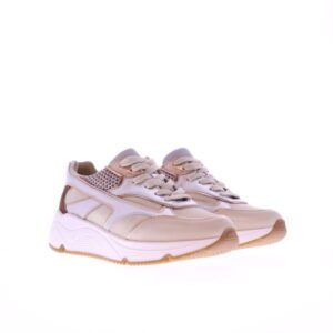 AQA kinderschoenen A8885 lage beige damessneakers