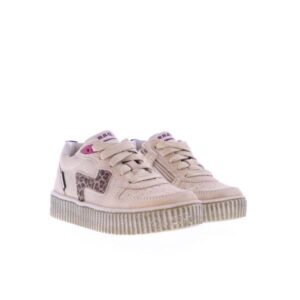 Braqeez kinderschoenen Pien Paris lage beige sneakers