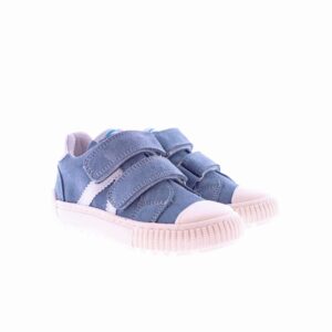 Develab kinderschoenen 45403 blauw klitteband sneaker